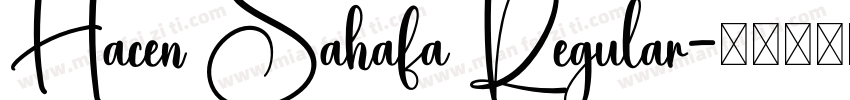 Hacen Sahafa Regular字体转换